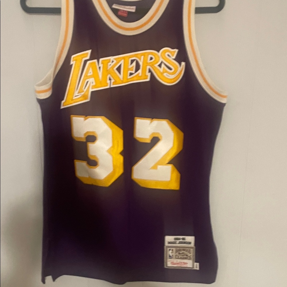 Magic Johnson LA Lakers 84-85 Throwback Jersey